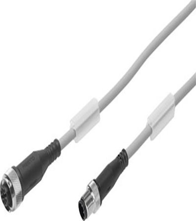 Festo Cable, Con. A M12, Con. B M8 Macho, Long. 2.5m