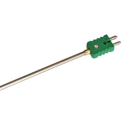 Electrotherm 282 Type K Thermocouple 1000mm Length, 6mm Diameter, 0°C → +1000°C