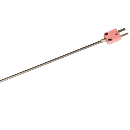 Electrotherm 282 Inconel Thermoelement Typ N, Ø 3mm X 300mm 0°C → +1000°C