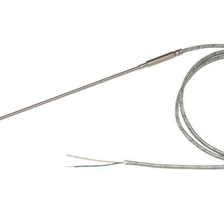 Electrotherm 294 Type K Thermocouple 200mm Length, 3mm Diameter, 0°C → +350°C