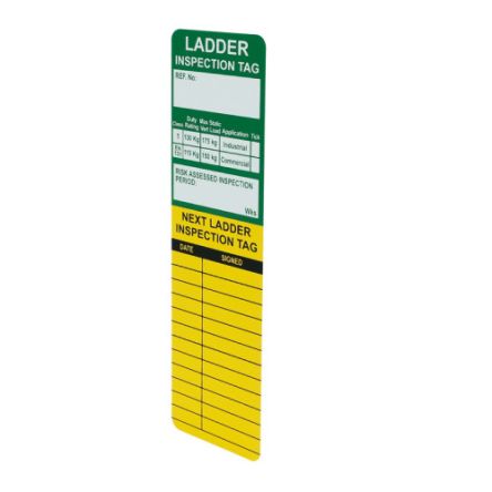 Spectrum Industrial Anhänger Ladder Inspection Tag, 10Stück, B. 75mm, L. 180mm