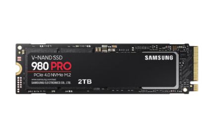 Samsung SSD 980 PRO, M.2 (2280) Intern SSD NVMe PCIe Gen 4 X 4, V-NAND MLC, 2 TB, Intern, SSD
