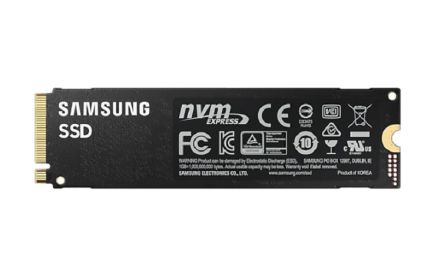 Samsung Disque Interne, SSD 500 Go M.2 (2280) NVMe PCIe Gen 4 X 4 SSD 980 PRO