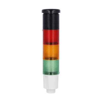 Lovato 8TL4 LED Signalturm 3-stufig Linse Grün, Orange, Rot + Elektronischer Summer