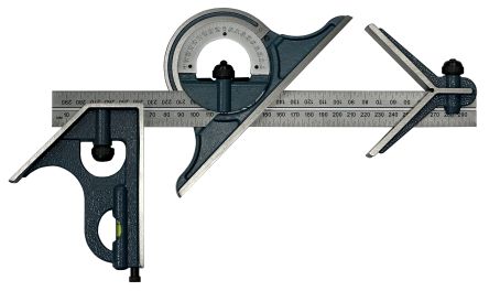 RS PRO 300mm Combination Square, Steel