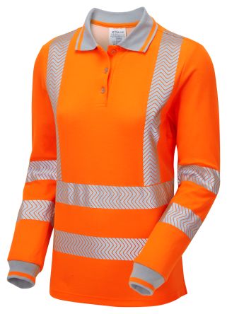 PULSAR Lang Orange 121.92 → 129.137.16cm LFE954 Warnschutz Polohemd