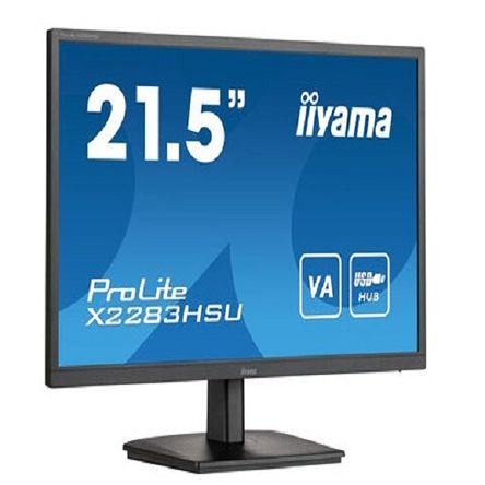 Iiyama Monitor PROLITE X2283HSU-B1, 22Zoll, Auflösung Max.1920 X 1080 LED, 178/178° Betrachtungswinkel