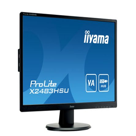 Iiyama Monitor PROLITE X2483HSU-B5, 24Zoll, Auflösung Max.1920 X 1080 LED, 178/178° Betrachtungswinkel