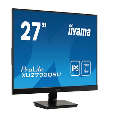 Iiyama Monitor Prolite XU2792QSU-B1, 27Zoll, Auflösung Max.2560 X 1440 LED, 178/178° Betrachtungswinkel