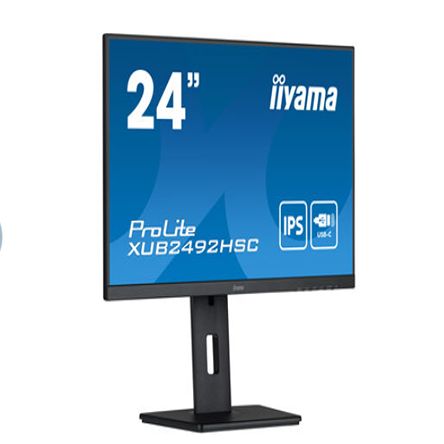 Iiyama Monitor Prolite XUB2492HSC-B5, 24Zoll, Auflösung Max.1920 X 1080 LED, 178/178° Betrachtungswinkel