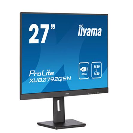 Iiyama Monitor Prolite XUB2792QSN-B5, 27Zoll, Auflösung Max.2560 X 1440 LED, 178/178° Betrachtungswinkel