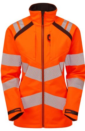 PULSAR Herren Warn-Softshelljacke Orange, Größe 5XL