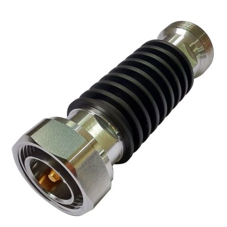 Huber+Suhner RF Attenuator Straight Coaxial Connector 7/16 10dB, Operating Frequency 6GHz