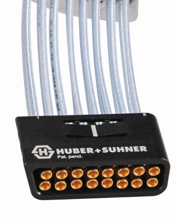 Huber+Suhner Cable Coaxial MXP40, 50 Ω, Con. A: Conector Jack MXP, Macho, Con. B: SK, Hembra, Long. 152mm