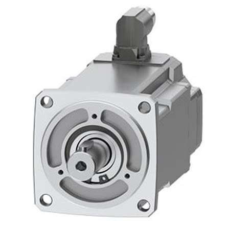 Siemens 400 → 480 V 1.07 KW Servo Motor, 6000 Rpm, 7.6 Nm Max Output Torque, 19mm Shaft Diameter