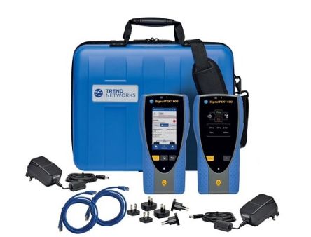 TREND Networks 157001 Netzwerktester Mit Tonsignal, Netzwerk Prüfgerät, Cat6a, USB