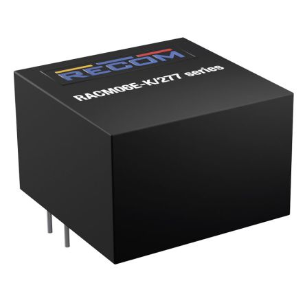 Recom, AC-DC Converter 250mA 2-Pin, 1 X 1 In RACM06E-24SK/277