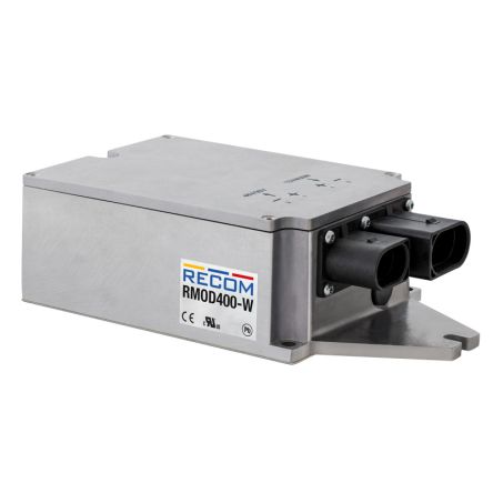 Recom Convertidor Dc-dc RMOD400-60-24SW, Aislado, 16.7A, 8 X 4,53 Pulg., Corriente, Tensión