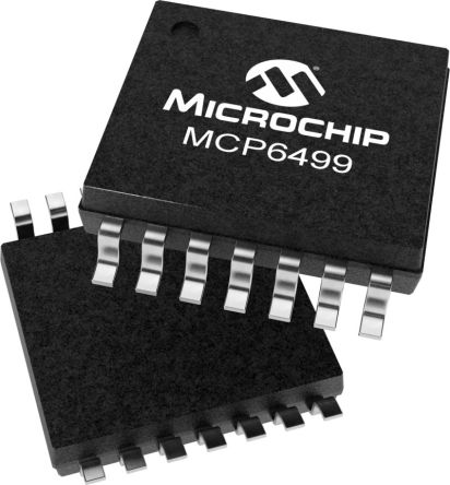 Microchip MCP6499-E/ST, Operational Amplifier, Op Amp, RRIO, 30MHz, 1.8 → 5.5 V, 14-Pin TSSOP