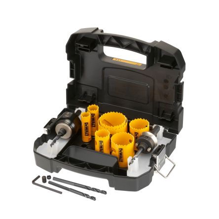 DeWALT Bimetall Lochsäge Mit Zentrierbohrer, Ø 19 Mm, 22 Mm, 29 Mm, 38 Mm, 44 Mm, 51 Mm, 57 Mm / Bohrtiefe 44mm