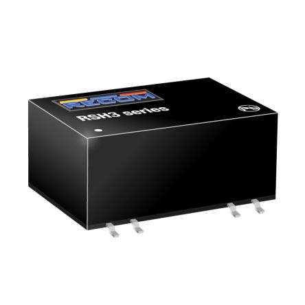 Recom RSH3 DC/DC-Wandler 3W 12 V Dc IN, 5V Dc OUT / 600mA