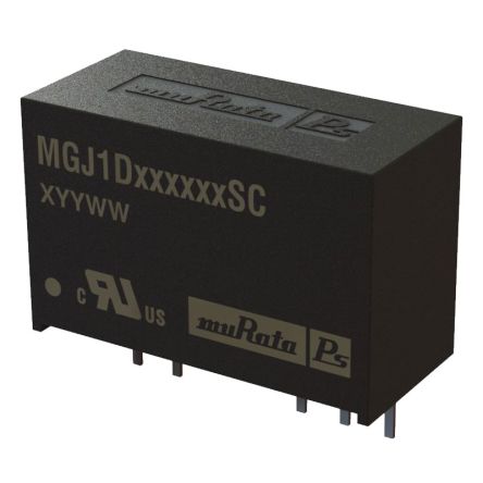 Murata Power Solutions Murata MGJ1 DC/DC-Wandler 1W 5 V Dc IN, 6 V Dc, -3 V DcV Dc OUT / 111mA