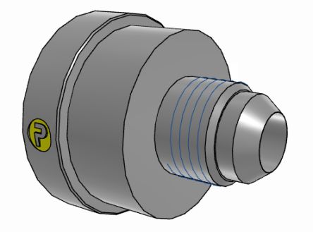 Parker Racor Hidráulico,, 16-6TRTXS, Connector A UNF 1 5/16-12 Hembra, Connector B UNF 9/16-18 Macho