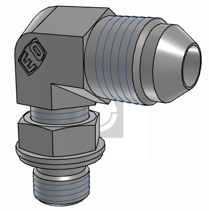 Parker Racor Hidráulico,, 5M10C8OMXS, Connector A M10 Macho, Connector B UNF 1/2-20 Macho