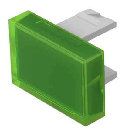 EAO Lentilles Vert De Forme Rectangulaire Pour Bouton-poussoir