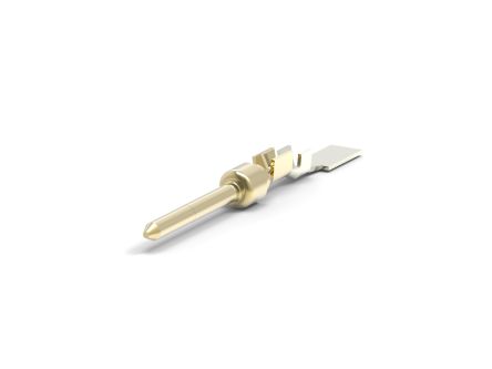 TE Connectivity AMPLIMITE Series, PIN Crimp D-sub Connector Contact, Gold Pin, 28-24 AWG