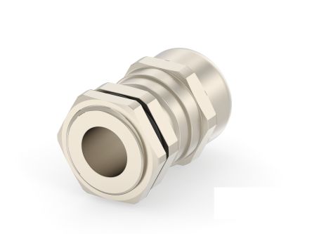 Entrelec 1SNG Series Brass Brass, CR, NBR, PA 6 Cable Gland, PG11 Thread, 5mm Min, 10mm Max, IP66, IP68