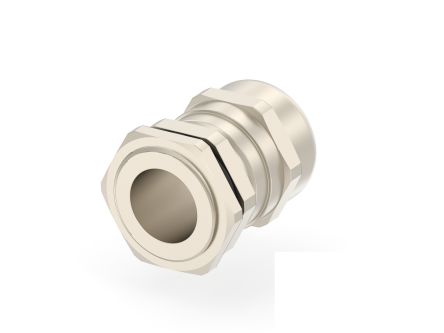 Entrelec 1SNG Series Brass Brass, CR, NBR, PA 6 Cable Gland, PG16 Thread, 10mm Min, 14mm Max, IP66, IP68