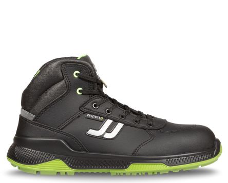 Jallatte JALFUTURE JI414 Black, Yellow ESD Safe Composite Toe Capped Unisex Safety Shoes, UK 6.5, EU 40