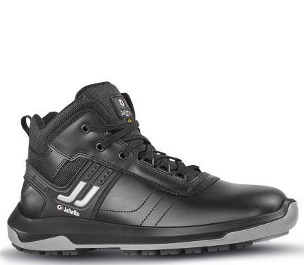 Jallatte Zapatos De Seguridad, Serie JALHIPPO JH406 De Color Negro, Gris, Talla 37, S3 SRC