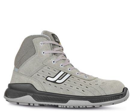 Jallatte JALKANBAN JI166 Black, Grey ESD Safe Composite Toe Capped Unisex Safety Shoes, UK 13, EU 48