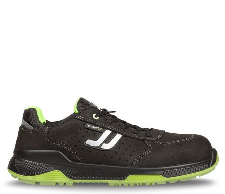 Jallatte JALO2 JI446 Unisex Black, Yellow Toe Capped Safety Shoes, UK 6, EU 39