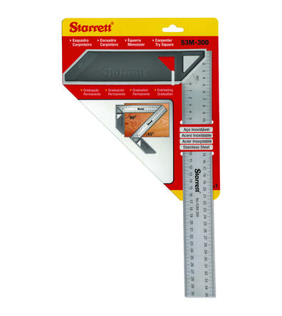 Starrett Anschlagwinkel Metrisch/zöllig 1.2mm, 300 Mm X 43 Mm, 50mm