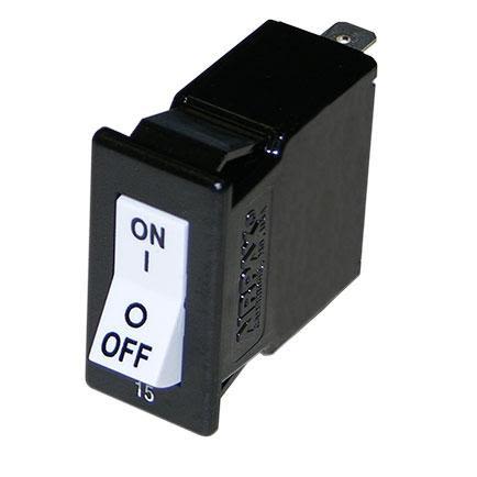 Sensata / Airpax Airpax Thermal Circuit Breaker - PR21 2 Pole Panel Mount, 10A Current Rating