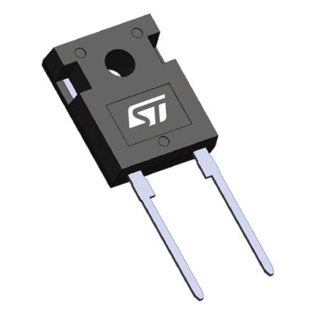 STMicroelectronics Rectificador Y Diodo Schottky, STPSC20G12WLY, 20A, 1200V, DO-247 LL, 2-Pines, Schottky SiC