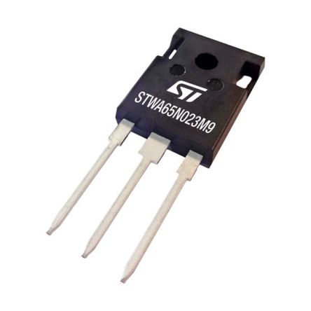 STMicroelectronics Dual Silicon N-Channel MOSFET, 92 A, 92 A, 3-Pin TO-247 STWA65N023M9