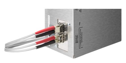 Siemens FSMA To ST Duplex Duplex PMM S980/1000 Fibre Optic Cable, 2.2mm, Black, 2.5m