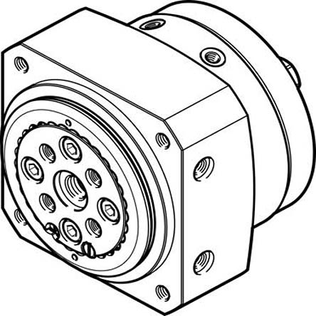 Festo Pneumatischer Drehantrieb, Drehwinkel 270°, Bohrung Ø 12mm, 10 Bar