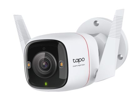 TP-Link Netzwerk WLAN CCTV-Kamera, Außenbereich, 2688 X 1520pixels, Rundstift