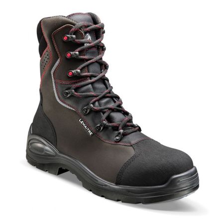 LEMAITRE SECURITE ADVENTURE S3 Unisex Sicherheitsstiefel Schwarz, Mit Zehen-Schutzkappe EN20345 S3, Größe 37 / UK 4