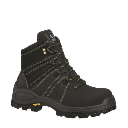 LEMAITRE SECURITE TREK NOIR S3 Unisex Sicherheitsstiefel Schwarz, Mit Zehen-Schutzkappe EN20345 S3, Größe 35 / UK 3