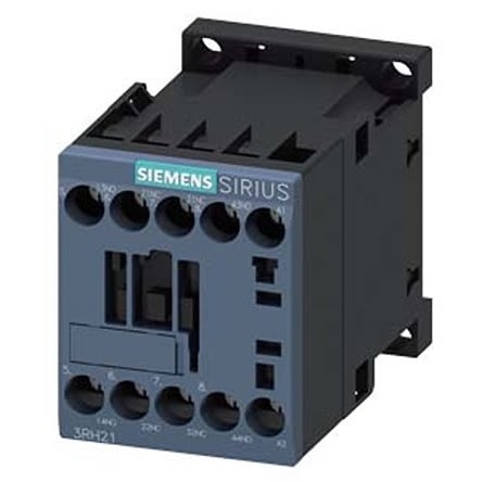 Siemens SIRIUS 3RH2 Hilfsschütz / 208 V AC Spule, 4 -polig 2 NO (Schließer) + 2 NC (Öffner), 690 V AC / 10 A
