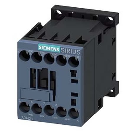 Siemens SIRIUS 3RH2 Hilfsschütz / 277 V AC Spule, 4 -polig 2 NO (Schließer) + 2 NC (Öffner), 690 V AC / 10 A
