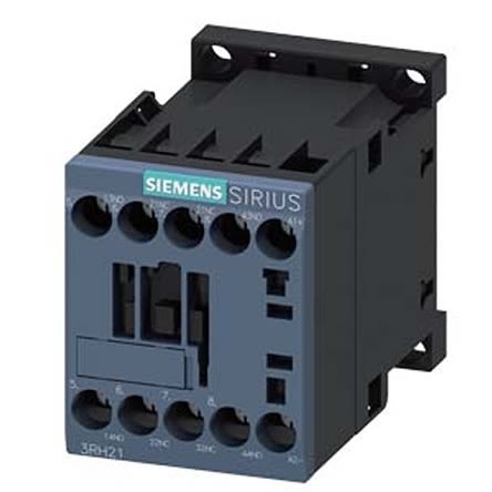 Siemens SIRIUS 3RH2 Hilfsschütz / 72 V DC Spule, 4 -polig 2 NO (Schließer) + 2 NC (Öffner), 690 V AC / 10 A