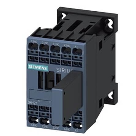 Siemens SIRIUS 3RH2 Hilfsschütz / 230 V AC Spule, 4 -polig 2 NO (Schließer) + 2 NC (Öffner), 690 V AC / 10 A