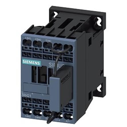 Siemens SIRIUS 3RH2 Hilfsschütz / 24 V DC Spule, 4 -polig 2 NO (Öffner) + 1 NC (Schließer), 690 V AC / 10 A